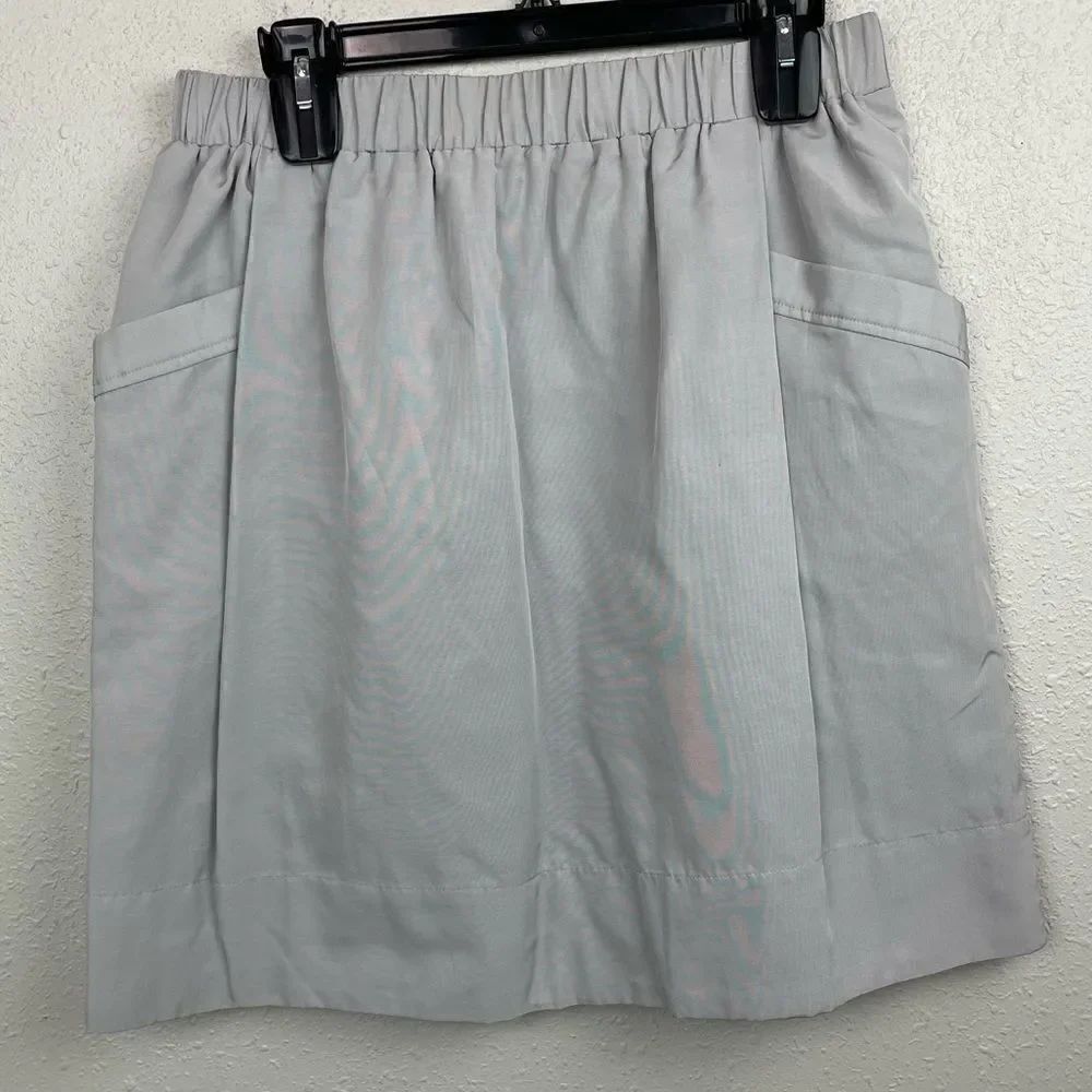 Halogen Silk Blend Midi Skirt Size M EUC